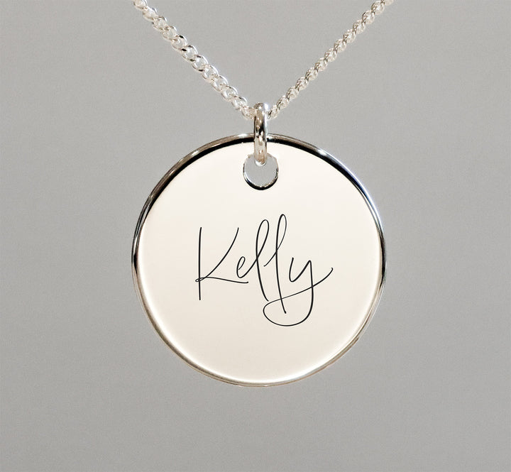 Sterling Silver 925 Name Pendant